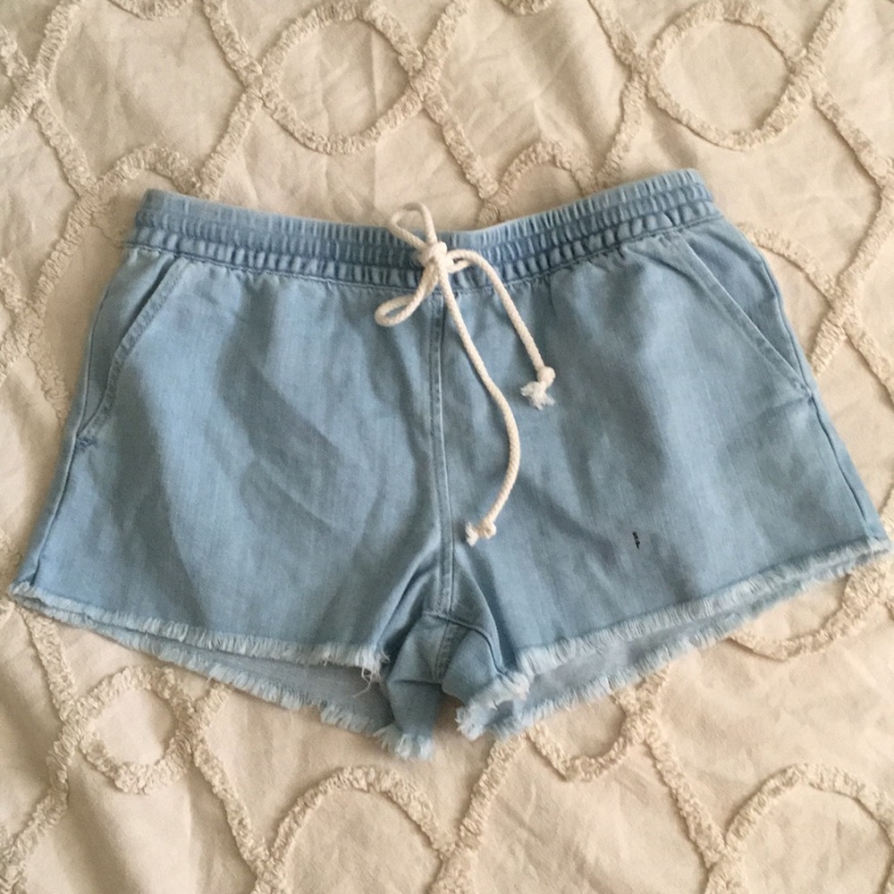 Aerie denim beach shorts S NWOT